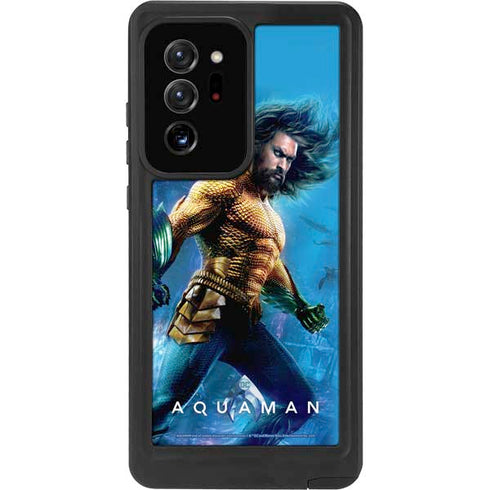 DC Comics Aquaman Movie Arthur Curry Poster Galaxy Note20 Ultra 5G Waterproof Case